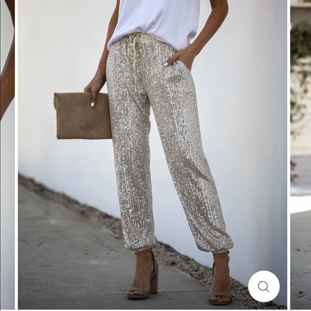 VICI SEQUIN JOGGERS